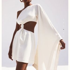 Lucy Asymmetric Cutout Mini Dress - Cult Gaia XS